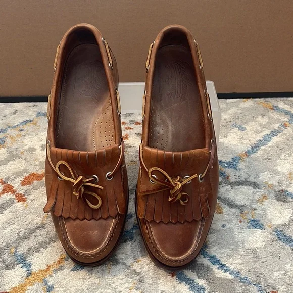 Eastland Shoes Mens Tan Eastland Driving Shoes Moccasin Plain